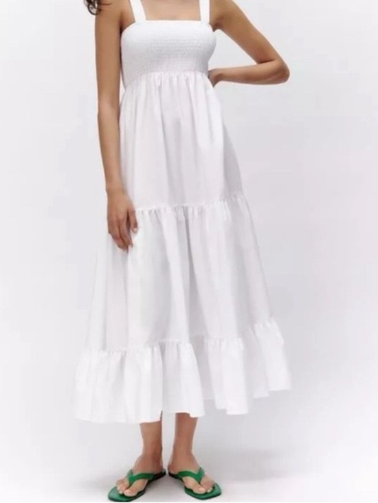 white dress shirt men Traveler Stretch Dress Shirt in White M / Semi Tall / White